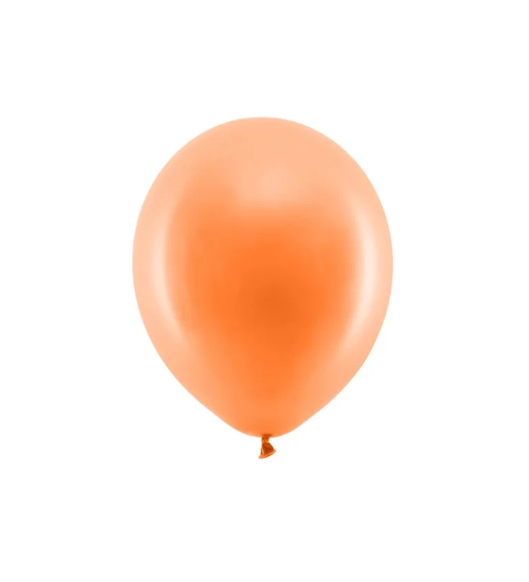 Pastelové oranžové balónky
