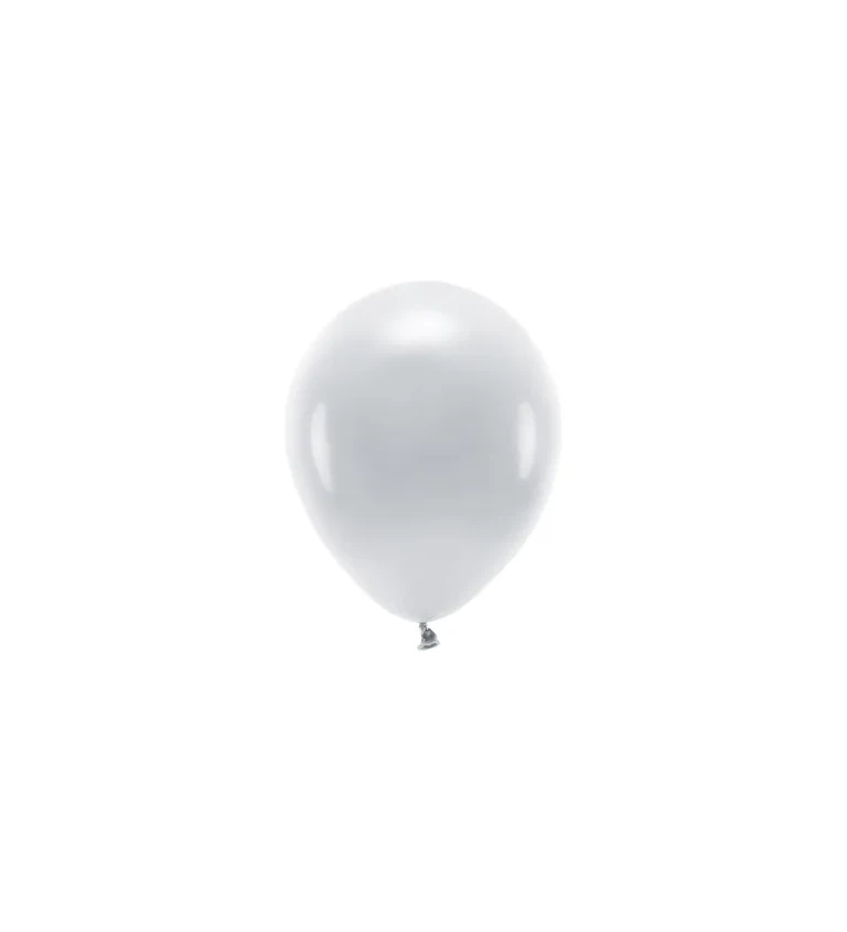 Pastelové balónky Eco v šedé barvě