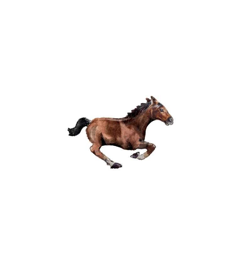 Fóliový balónek - Běžící kůň