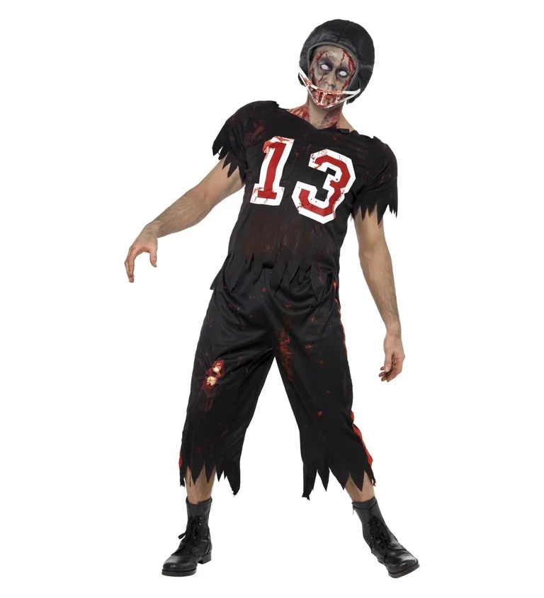Pánský kostým Zombie fotbalista