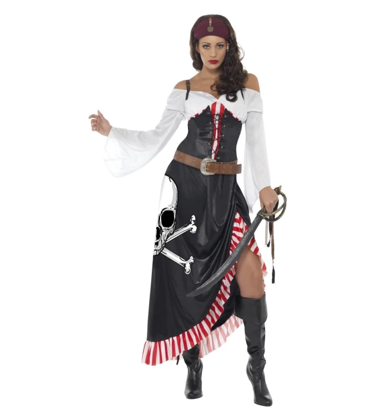 Dámský kostým Statečná královna pirátů