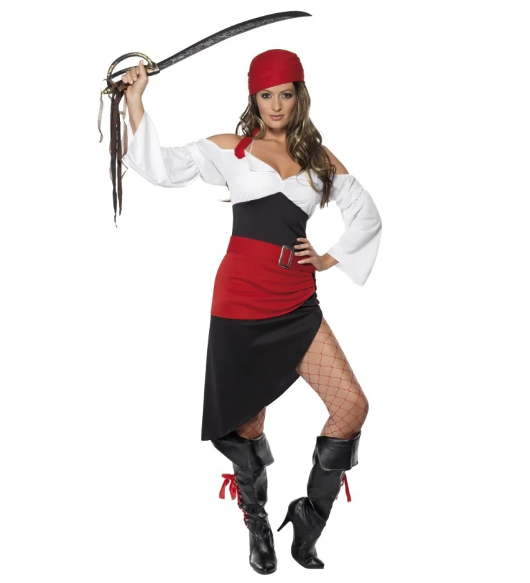 Dámský kostým Překrásná pirátka