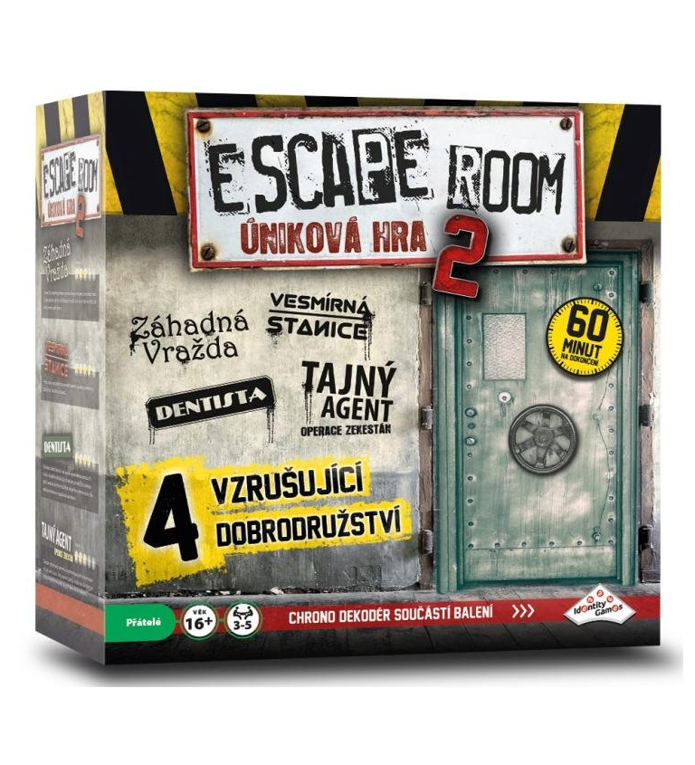 Stolní společenská hra - Escape room - Úniková hra 2