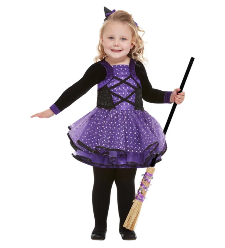 Dětský kostým pro nejmenší - čarodějnice