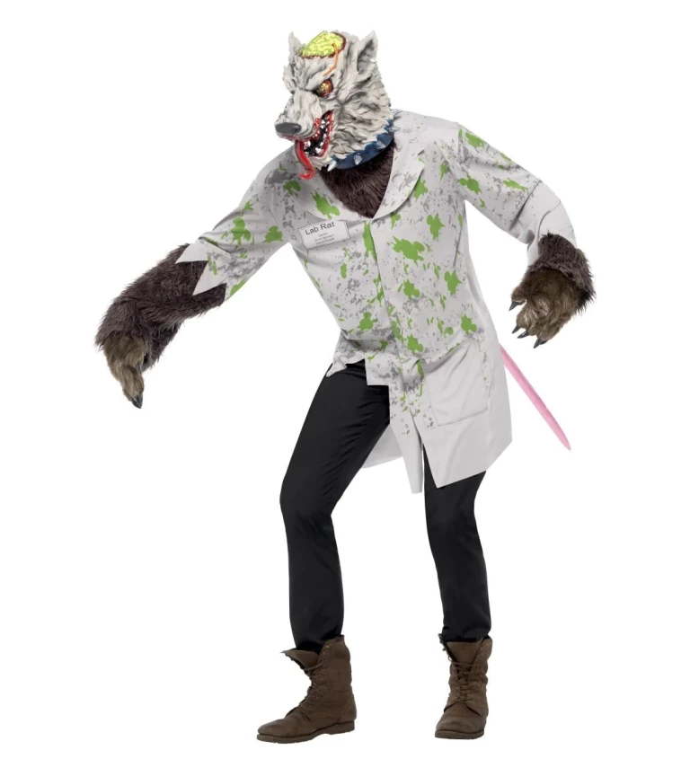 Pánský kostým Zmutovaná laboratorní krysa