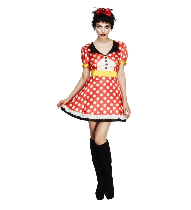 Dámský kostým sexy šaty Minnie Mouse