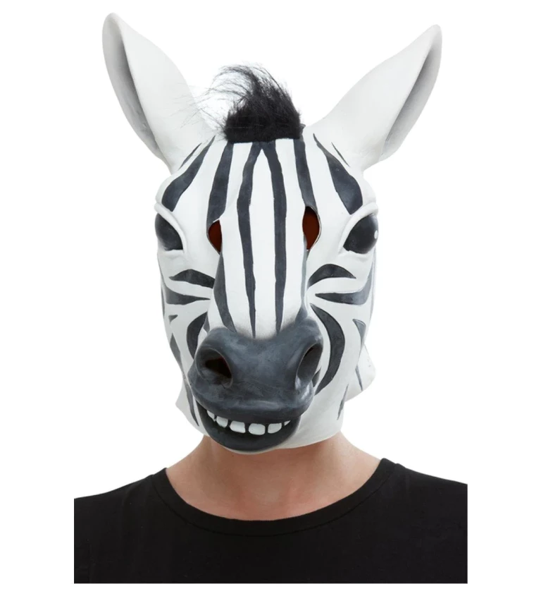 Zebra celohlavová maska