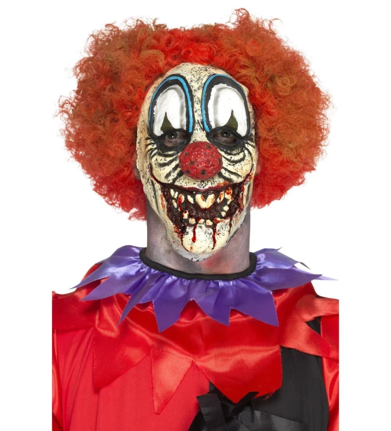 Latexová maska Krvavý klaun