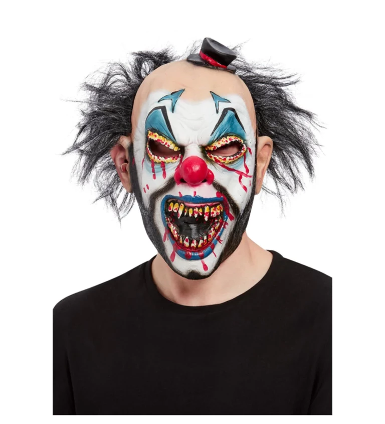 Celohlavová maska - Krvežíznivý klaun
