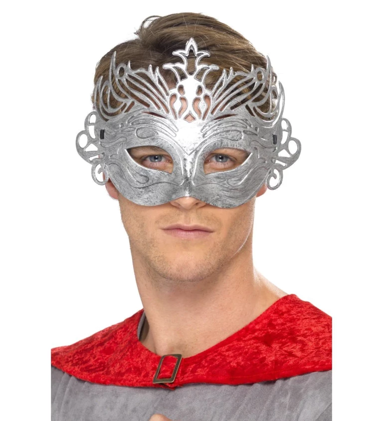 Maska - stříbrný bojovník II