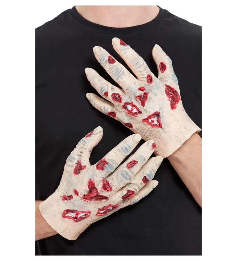 Latexové rukavice pro Zombíka
