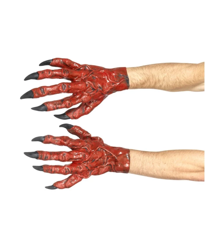Ďáblovy rukavice s drápy