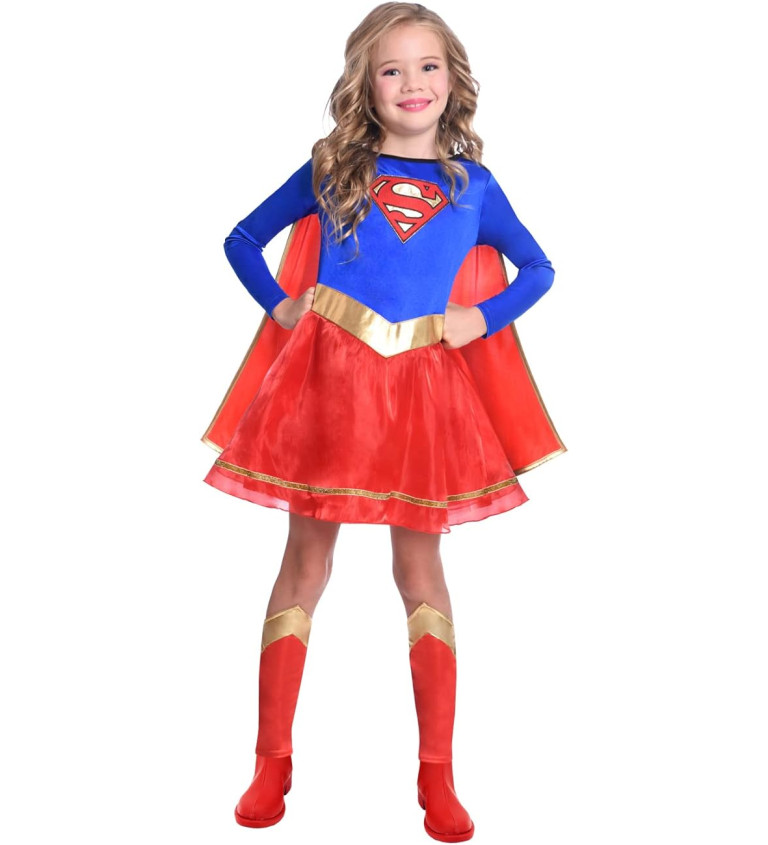 Dětský kostým Supergirl hrdinka