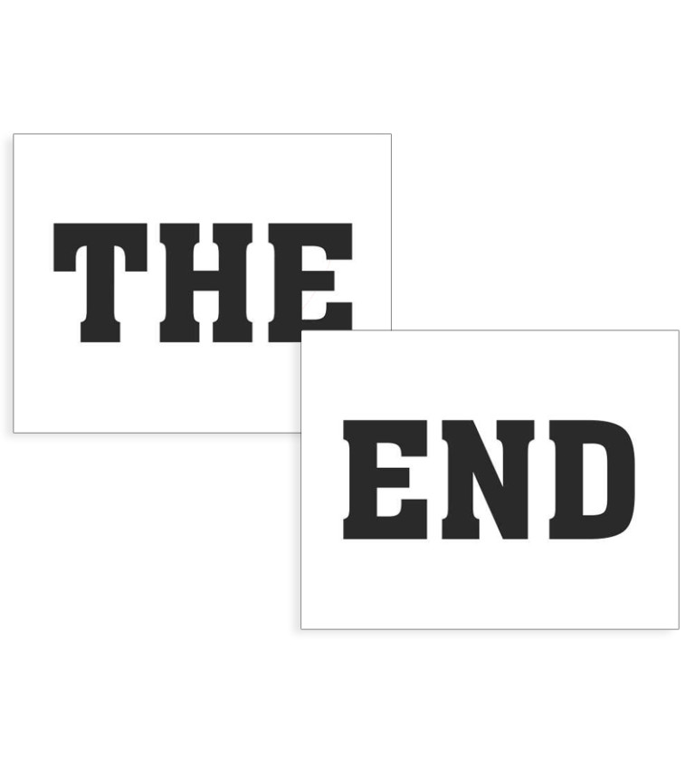 Nálepka - The end