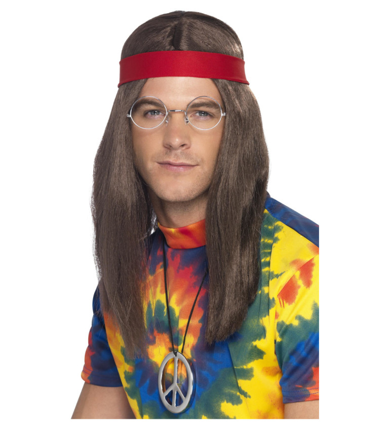 Hippie set paruka + doplňky