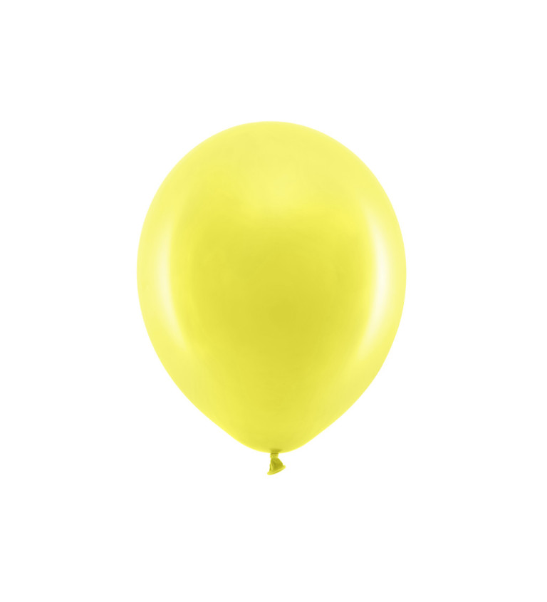 Žluté balonky latexové