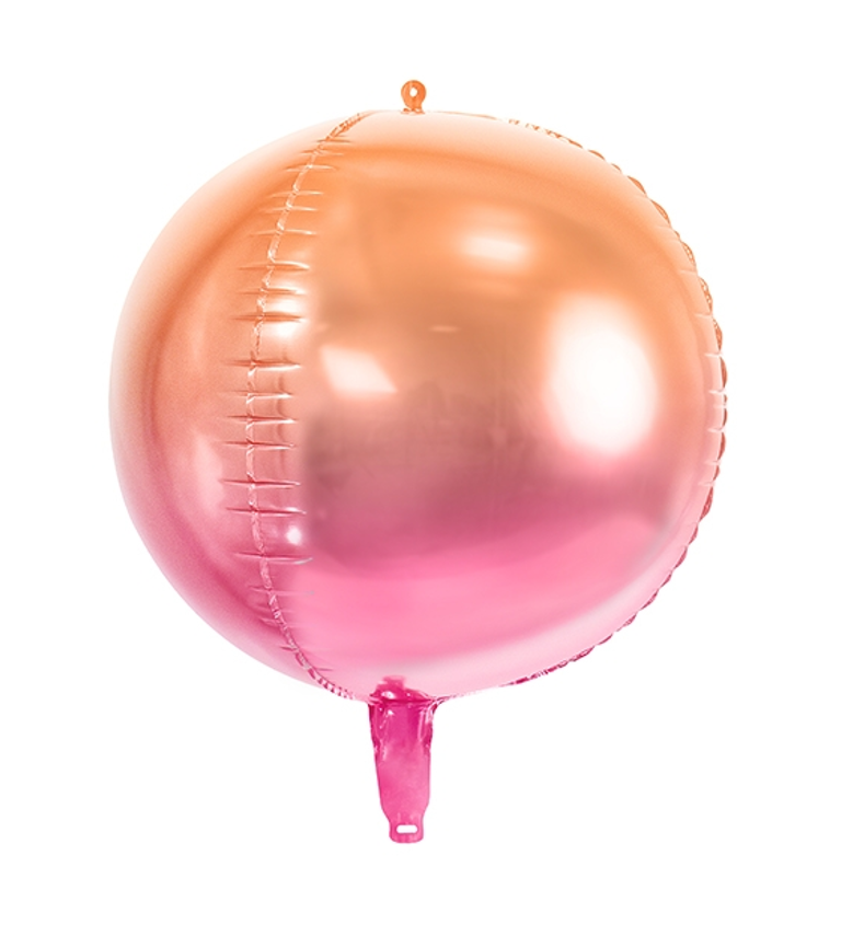 Fóliový balónek - kulatý barevný