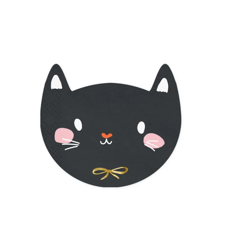 Černá kočka - Ubrousky