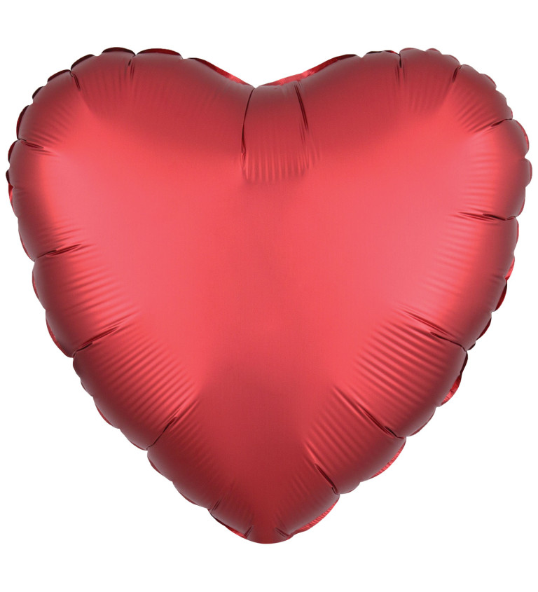 Fóliový balón červené srdce