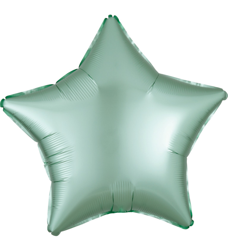 Balón hvězda zelená