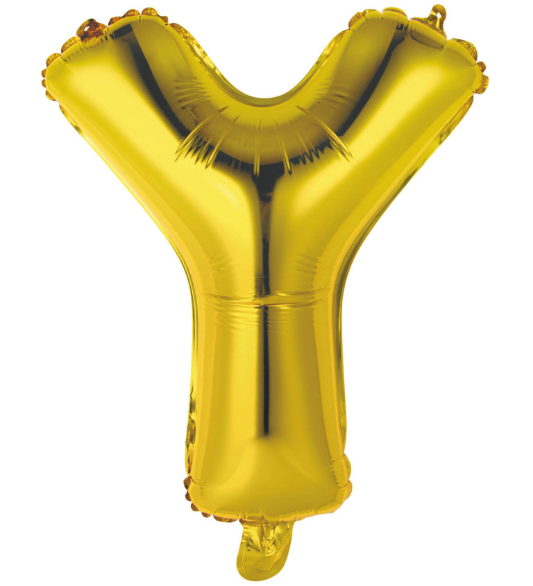 Malý zlatý balónek Y