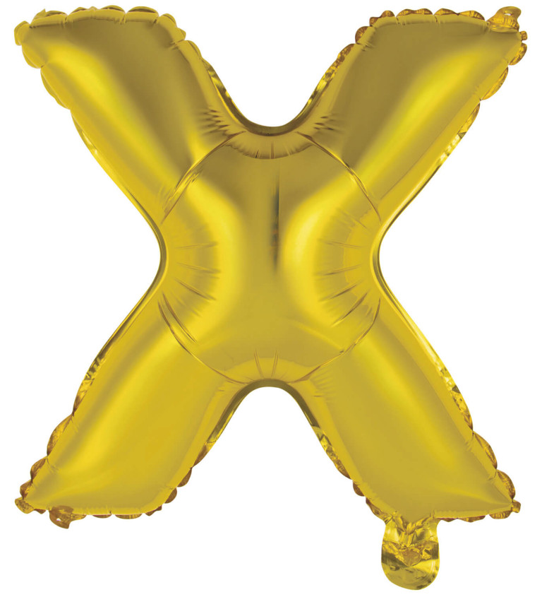 Malý zlatý balónek X