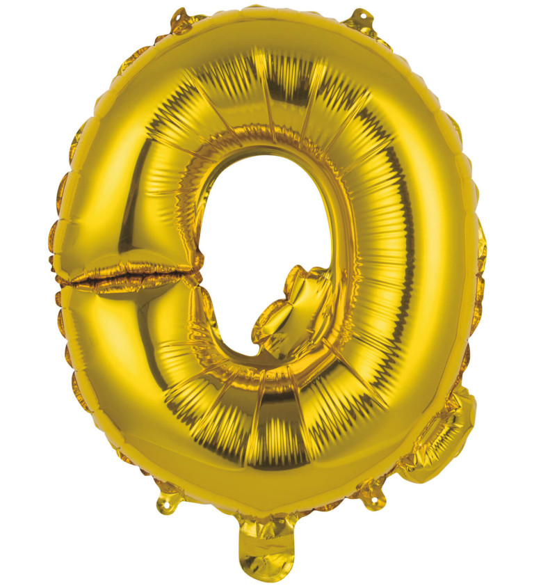 Malý zlatý balónek Q
