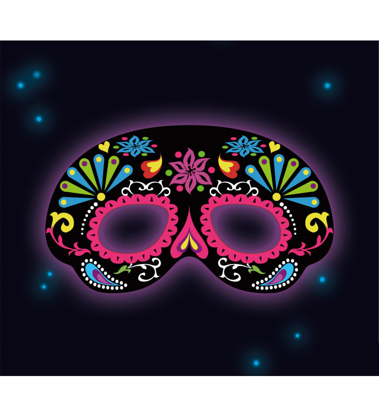 Svítící maska mexická