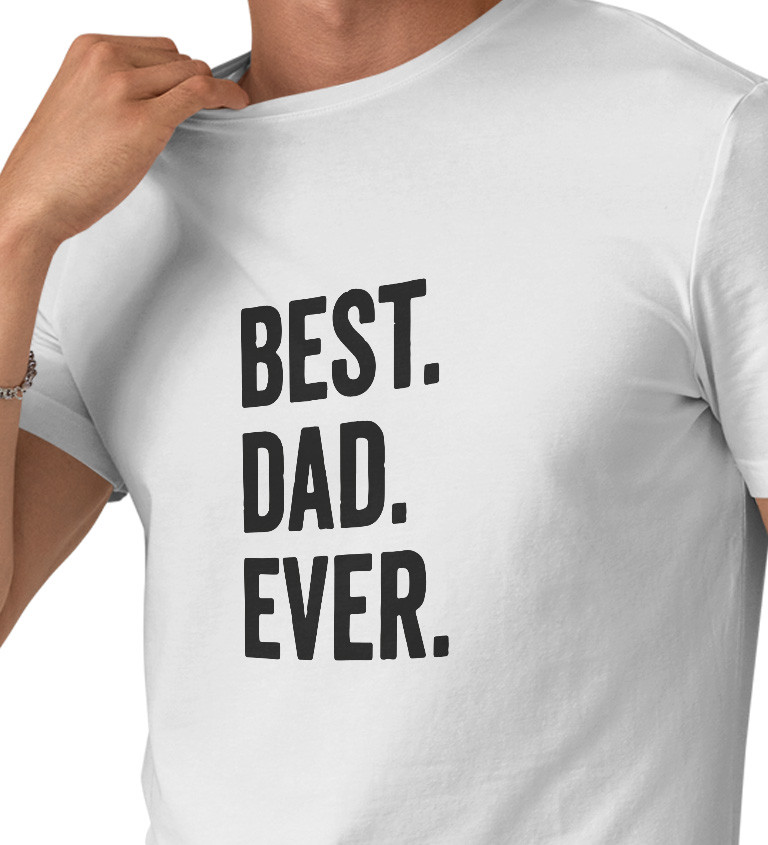 Pánské triko s nápisem - Best dad ever