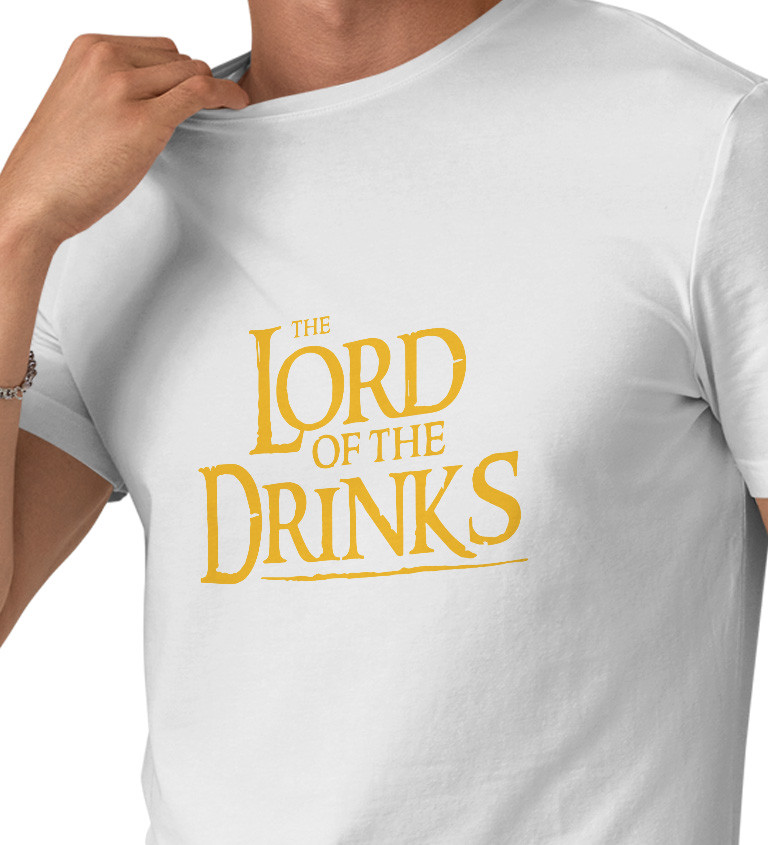 Pánské triko s nápisem - Lord of the drinks