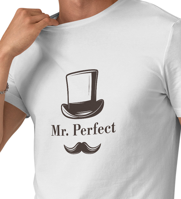 Pánské triko s nápisem Mr. Perfect