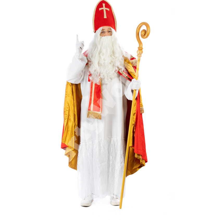 Pánský kostým Tradiční Mikuláš, pohádkový
