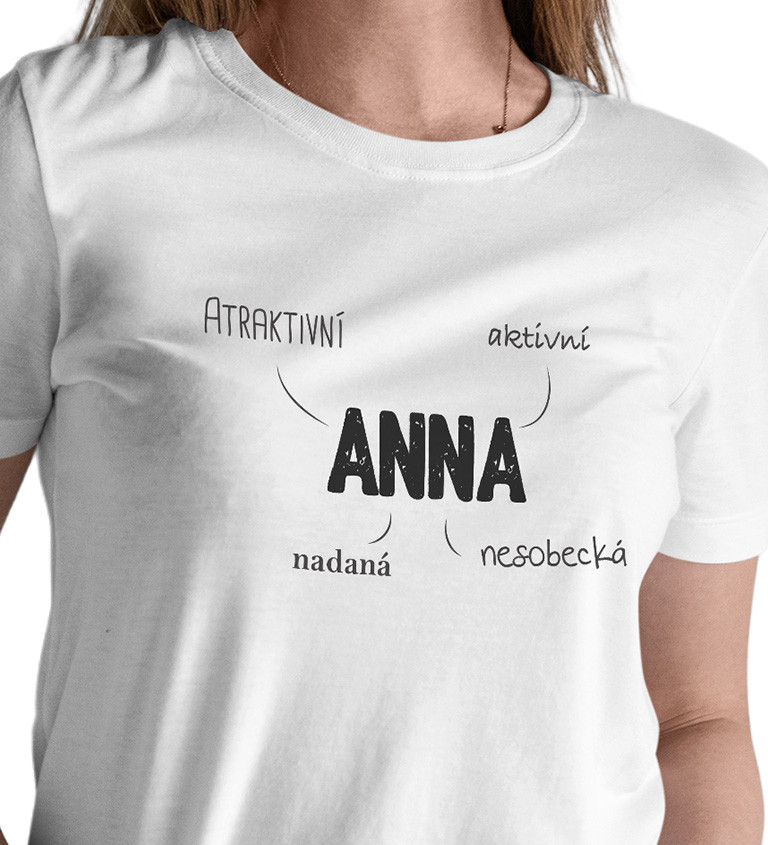 Dámské triko bílé - Anna