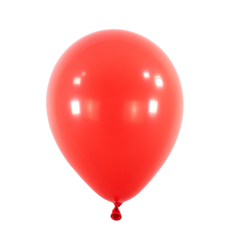 Lesklé červené balónky