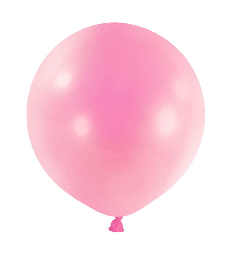 Světle růžové dekorativní balónky