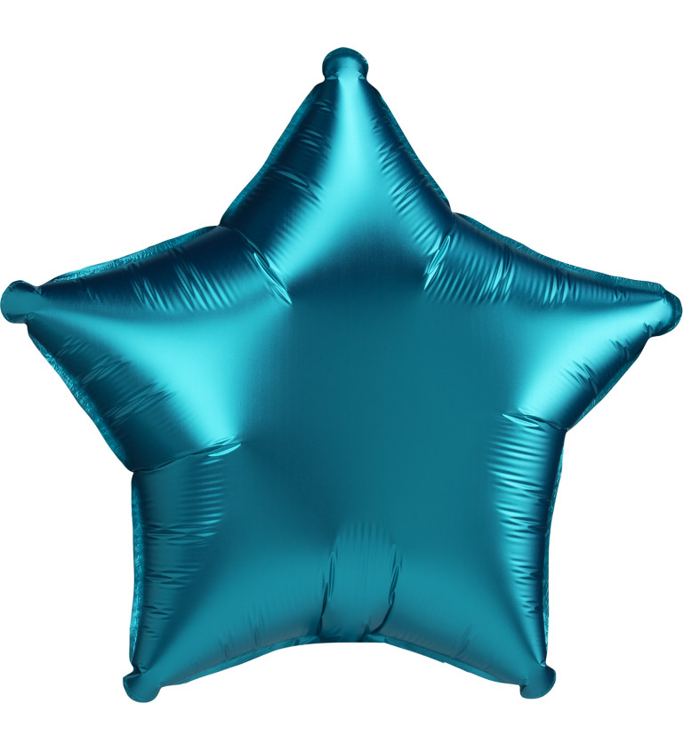 Modrá hvězda balónek