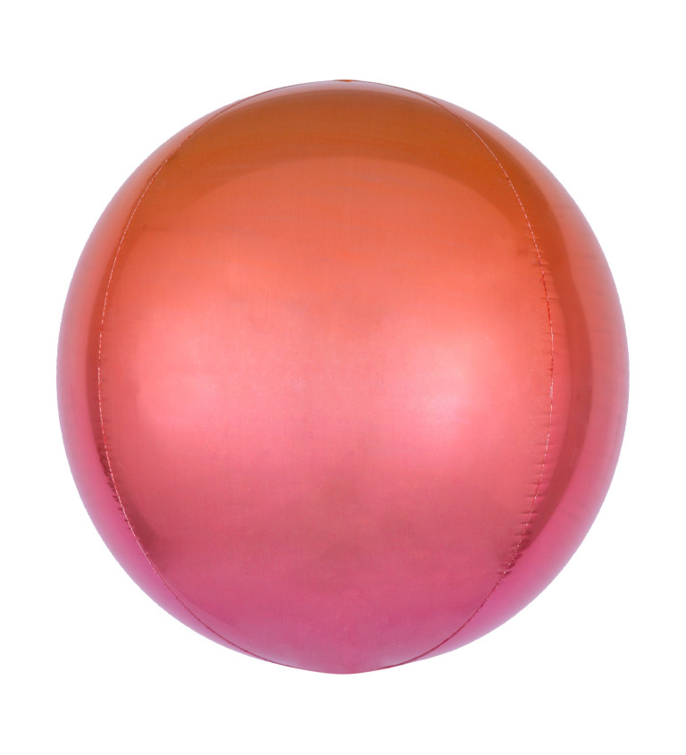 Balónek oranžovo-růžový