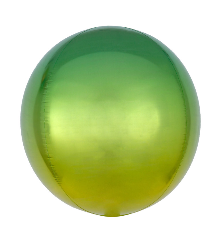Balónek zeleno-žlutý