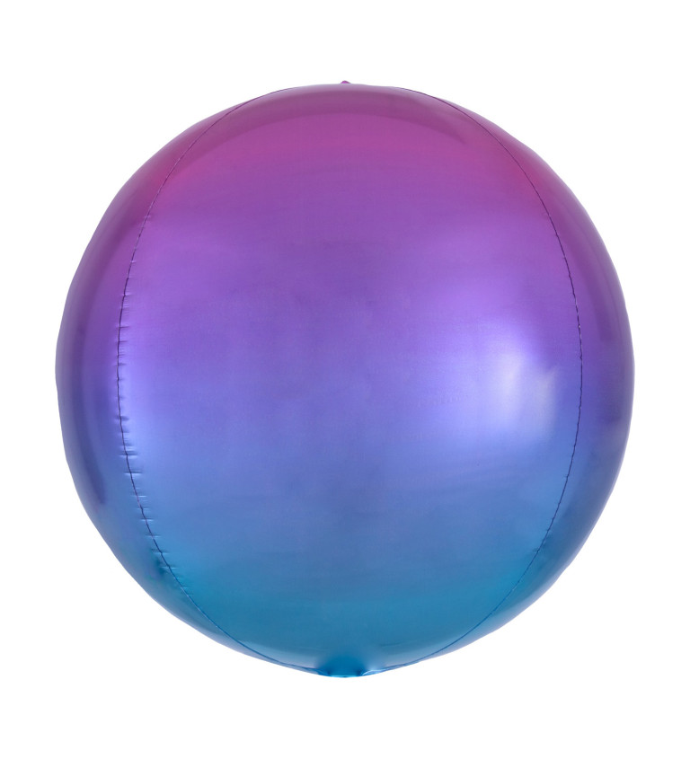 Balónek modro-fialový