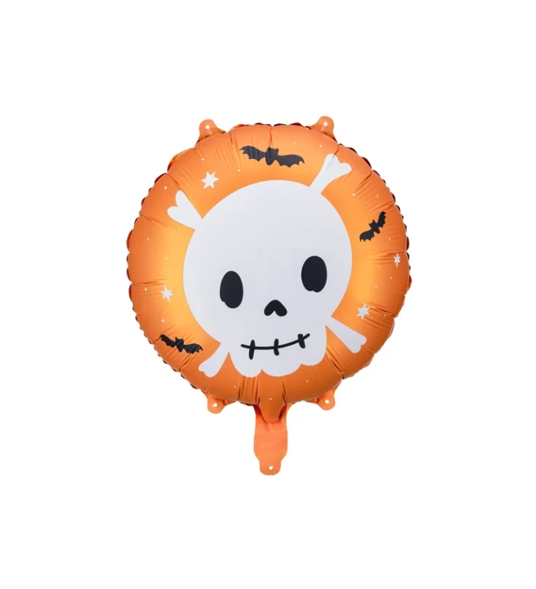 Lebka - oranžový balónek