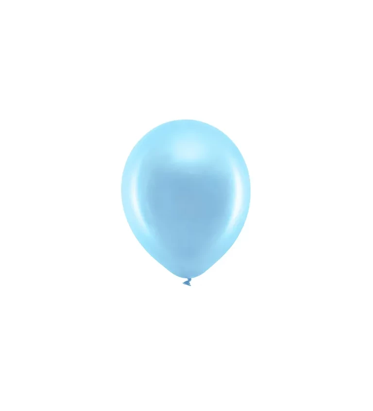 Lesklé modré balóny