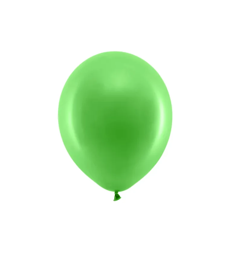 Zelené balóny pastelové