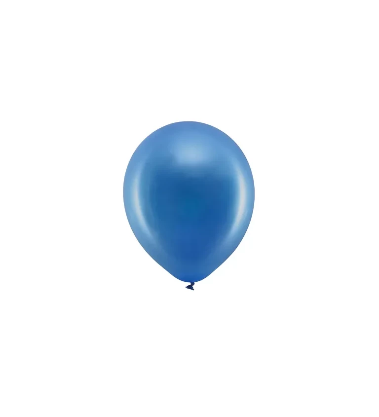 Modré metalické balóny