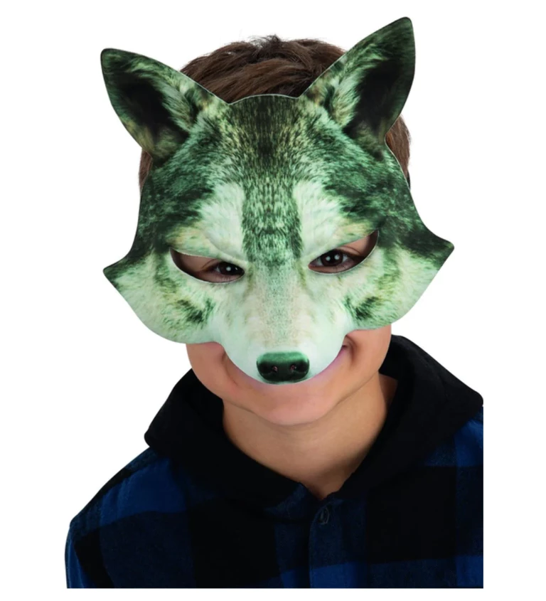 Dětská maska Vlk