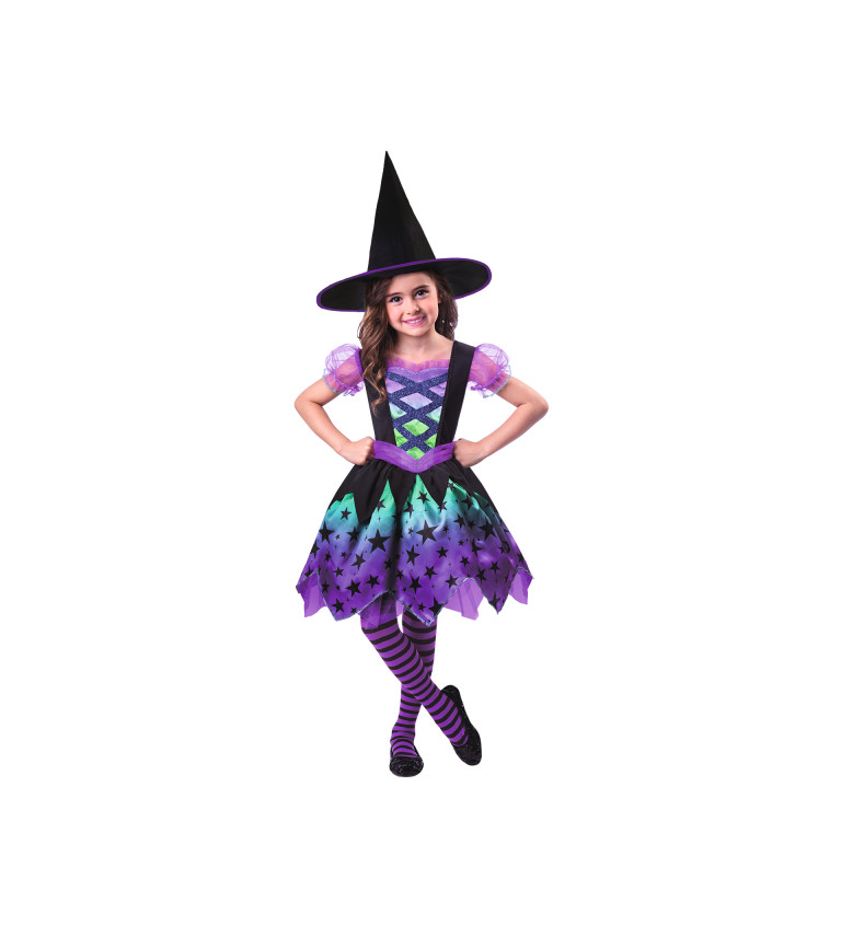 Čarodějka magie - dívčí kostým