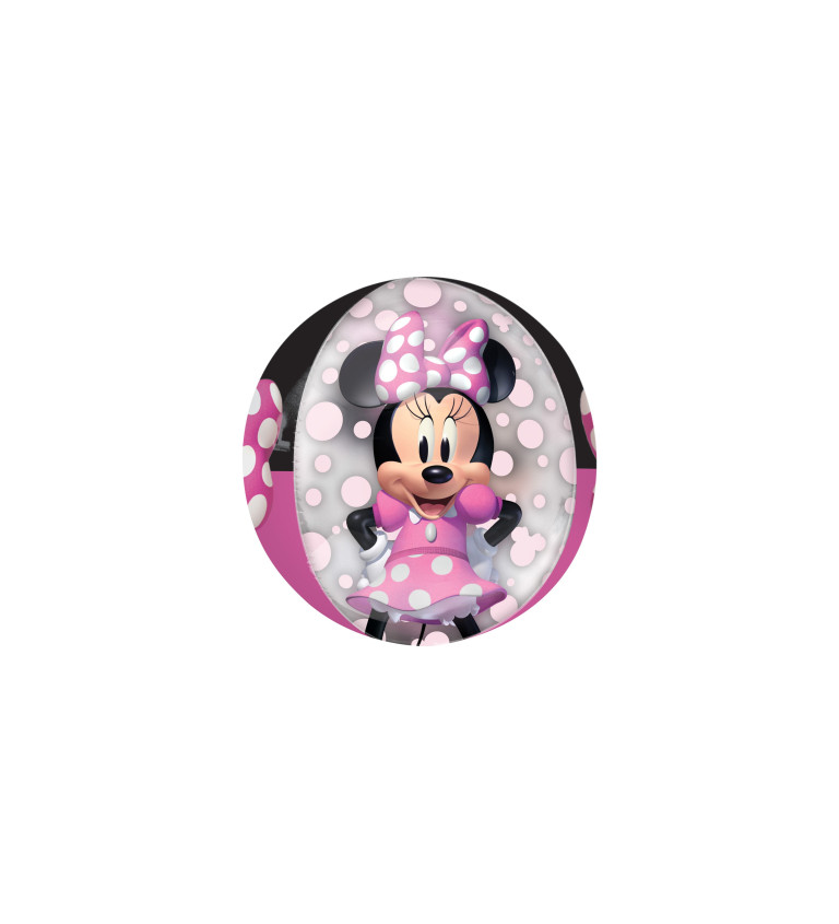 Minnie - růžový balón