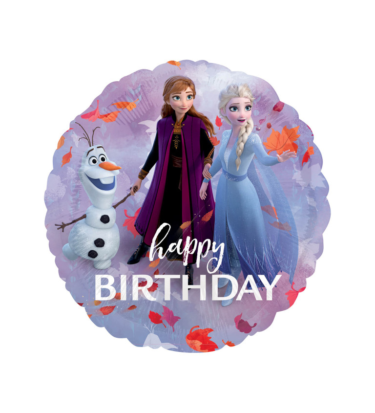 Frozen Happy Birthday - fóliový balón