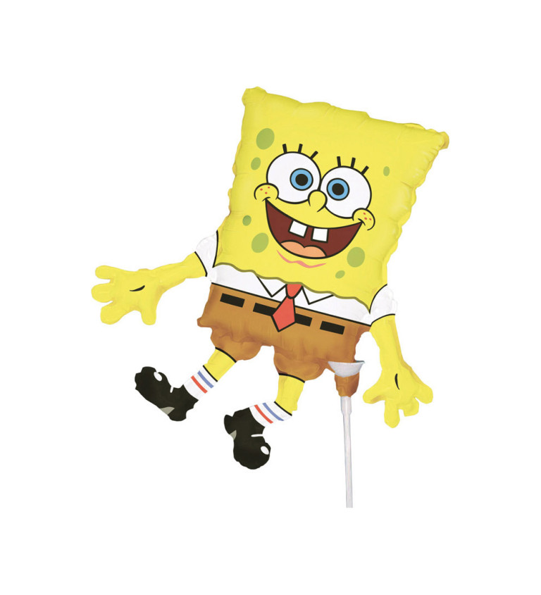 Spongebob balónek na tyčce