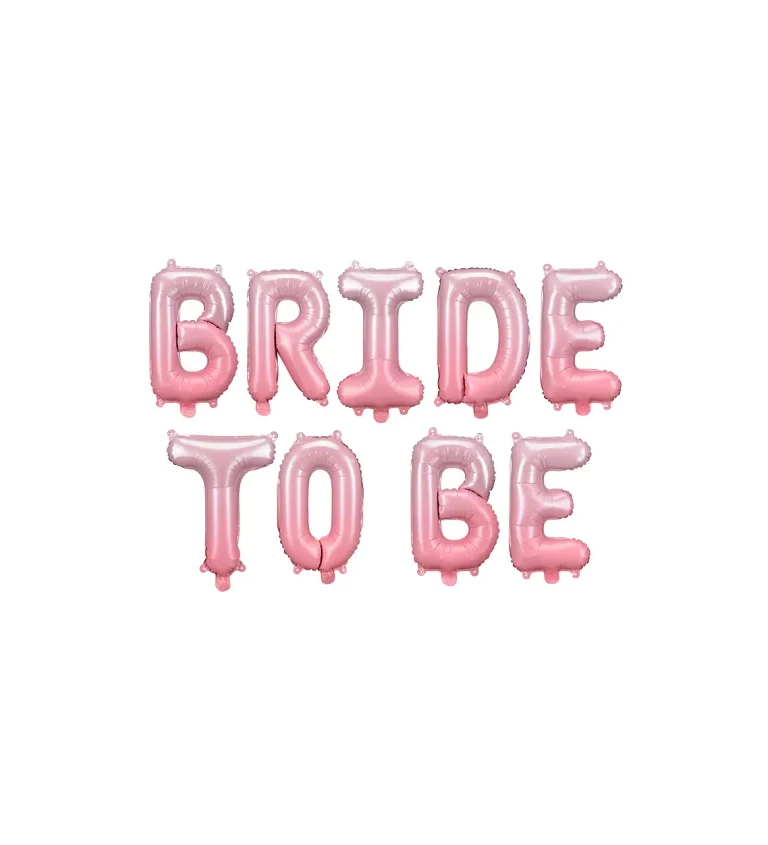 Růžový balón Bride to be