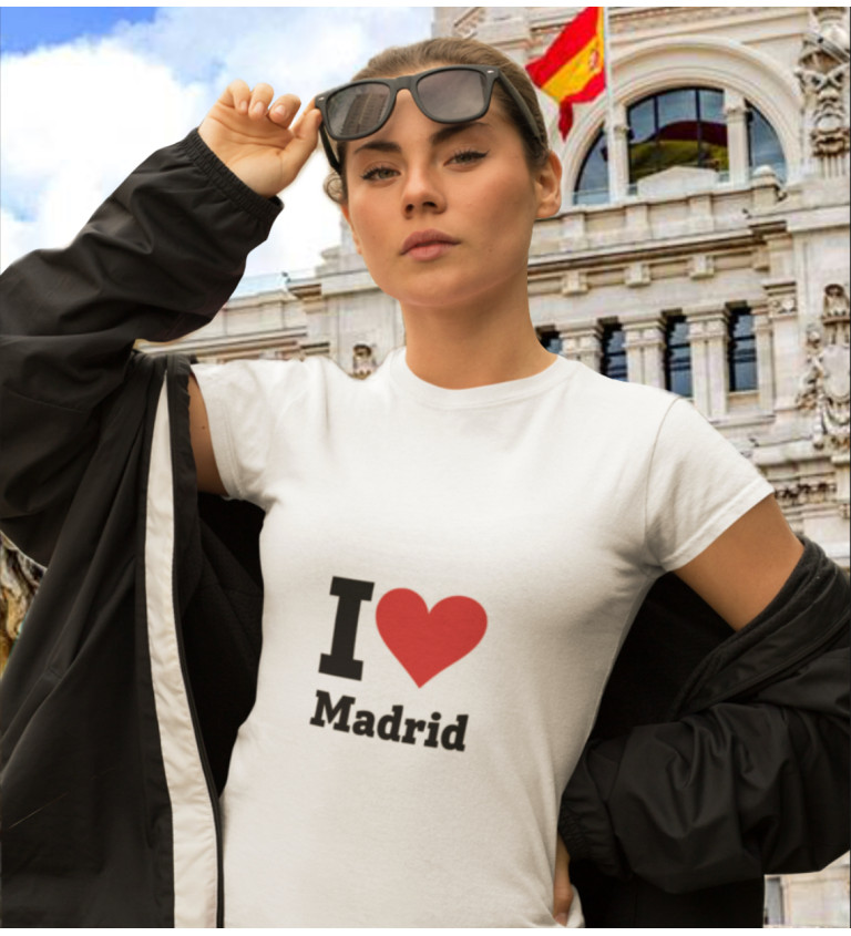 Nažehlovací nápis I love Madrid